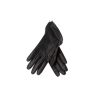 gants en cuir noir